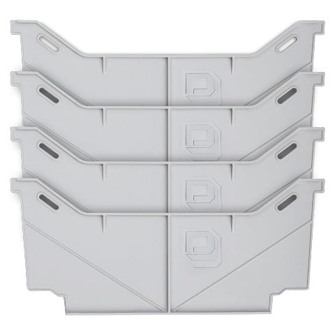 DISCONTINUED - DECKED AD8WIDEX4 Locking tab wide Drawer Dividers - (1) one set of four