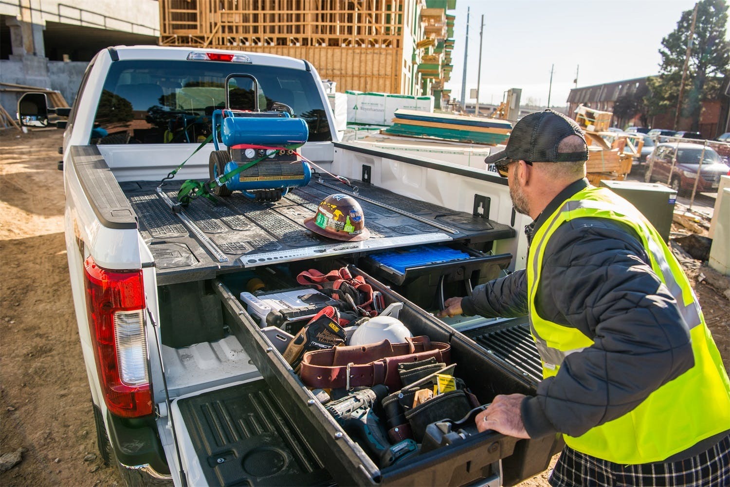 DECKED DF4 64.54 Two Drawer Storage System for A Full Size Pick Up Truck