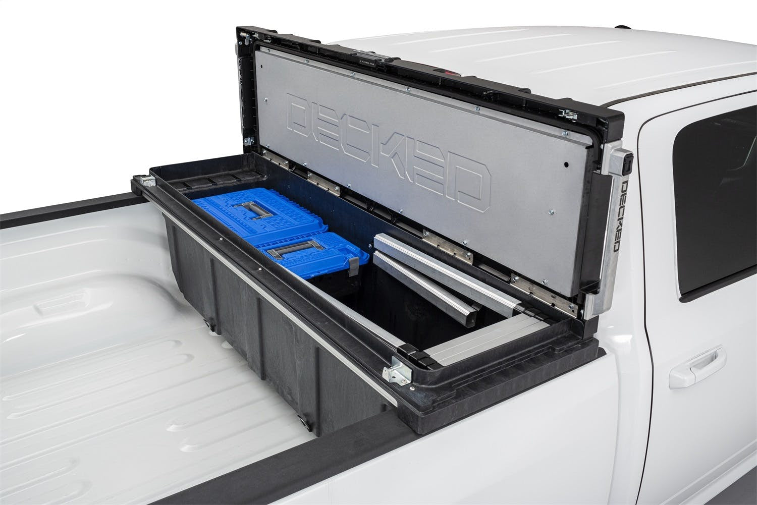 DECKED TBFDL Full-size Pickup Truck Tool Box Deep Tub with ladder