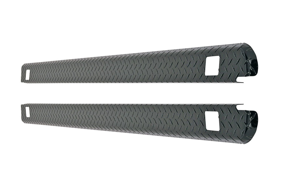 Dee Zee DZ31967B Bed Cap Wrap W/Stake Pockets Black-Tread Aluminum