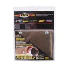 Design Engineering, Inc. 10450 Pipe Shield 6 w x 1ft - with Stainless Steel Clamps -  Titanium