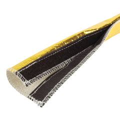 Design Engineering, Inc. 10458 Heat Shroud - Gold - 1/2 to 1-1/4 I.D. x 3ft