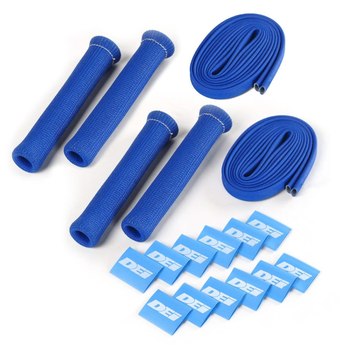 Design Engineering, Inc. 10585 Protect-A-Boot and Wire Kit, 4 Cylinder Kit, Blue