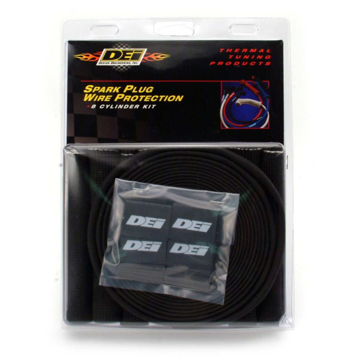 Design Engineering, Inc. 10712 Protect-A-Boot and Wire Kit 8 Cylinder - Black