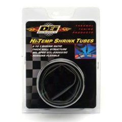 Design Engineering, Inc. 10836 Hi-Temp Shrink Tube Kit - 9, 12, 18 and 24mm sizes x 2ft  - Black