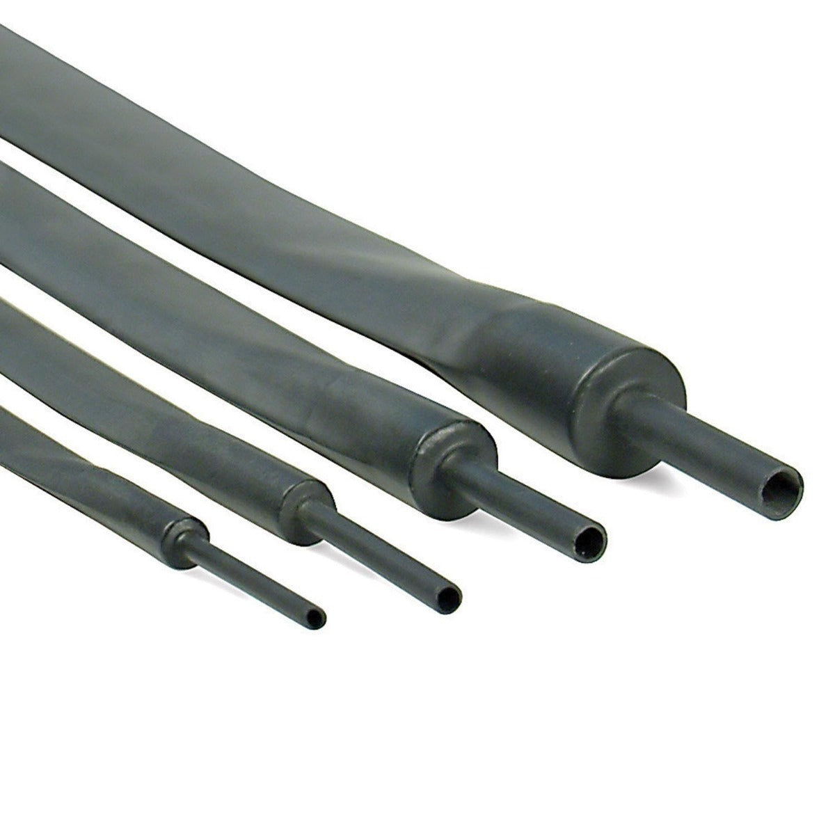 Design Engineering, Inc. 10836 Hi-Temp Shrink Tube Kit - 9, 12, 18 and 24mm sizes x 2ft  - Black
