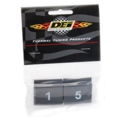 Design Engineering, Inc. 10849 Wire Markers 8 pc set numbered 1-8 - Black