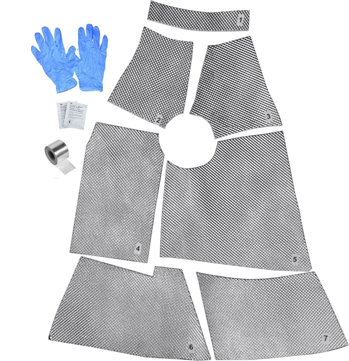 Design Engineering, Inc. 10882 Transmission Tunnel Heat Shield Kit