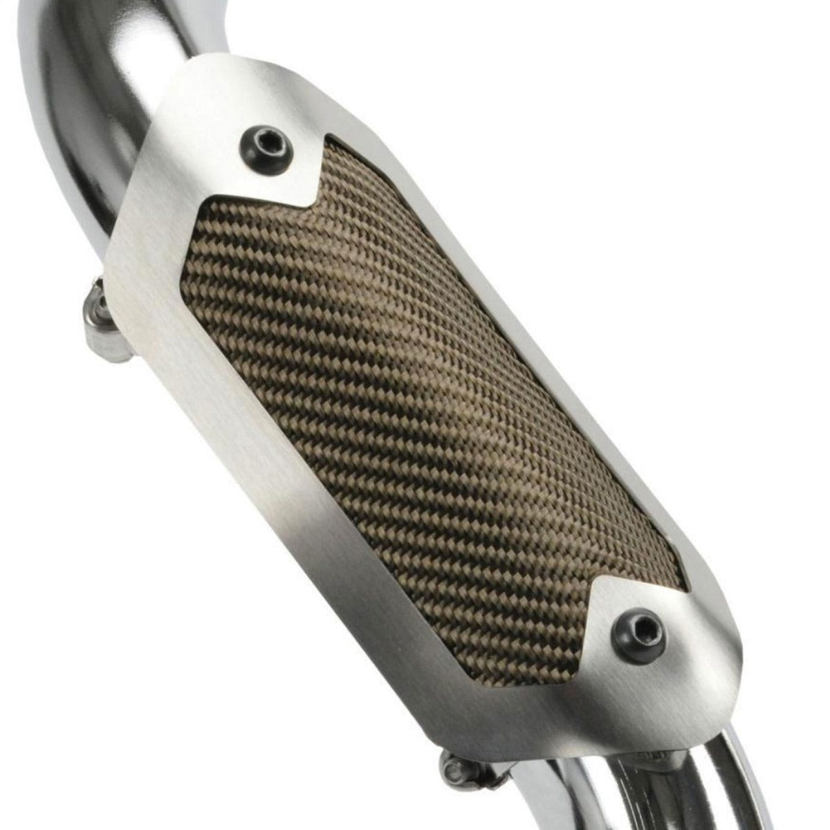Design Engineering, Inc. 10901 Flexible Heat Shield - 3.5 x 6.5 - Brushed / Titanium