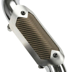 Design Engineering, Inc. 10901 Flexible Heat Shield - 3.5 x 6.5 - Brushed / Titanium