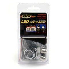 Design Engineering, Inc. 30310 Lite'N Boltz License Plate Lighting - Polished - Dome Head (2-pc)