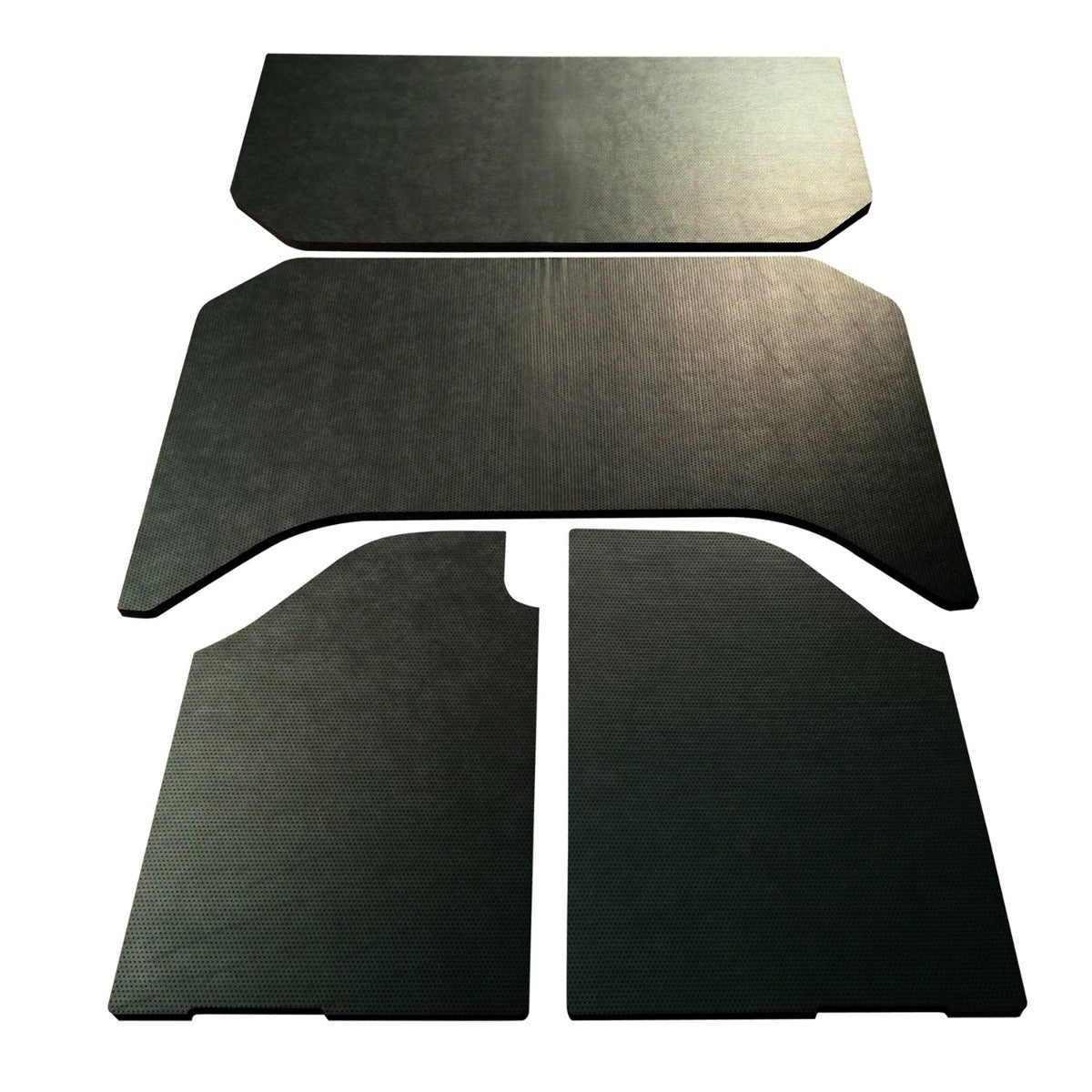 Design Engineering, Inc. 50155 Jeep Wrangler Sound Deadening Headliner  4-Dr-4 pc Leather Look BLACK