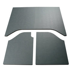 Design Engineering, Inc. 50158 Jeep Wrangler Sound Deadening Headliner  2-Dr-3 pc Leather Look Gray
