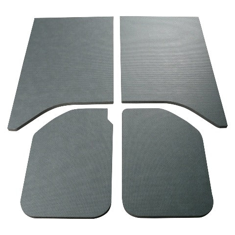 Design Engineering, Inc. 50162 Jeep Wrangler Sound Deadening Headliner  2-Dr-4 pc Leather Look GRAY