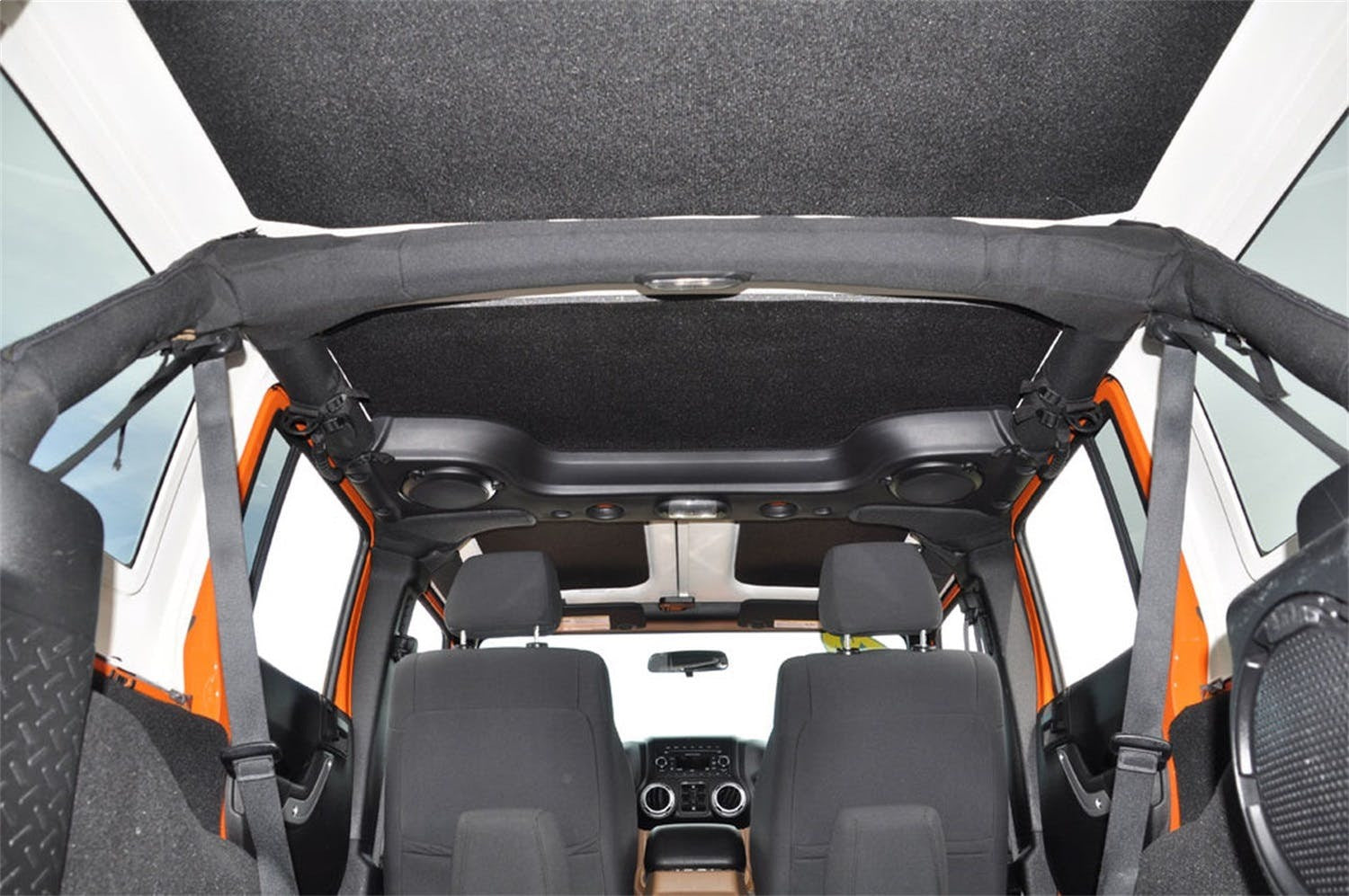 Design Engineering, Inc. 50172 Sound Deadening Headliner JL - 4 Dr - 9-pc - Leather Look - Black