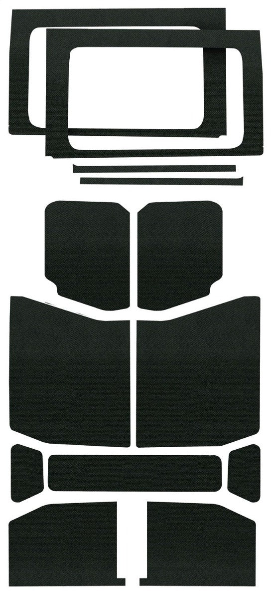 Design Engineering, Inc. 50178 Sound Deadening Combo Kit JL - 4 Dr - 13-pc - Original finish - Black
