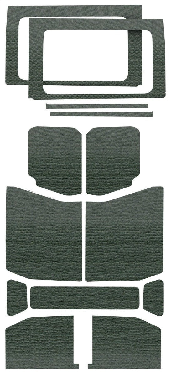 Design Engineering, Inc. 50179 Sound Deadening Combo Kit JL - 4 Dr - 13-pc - Original Finish - Gray