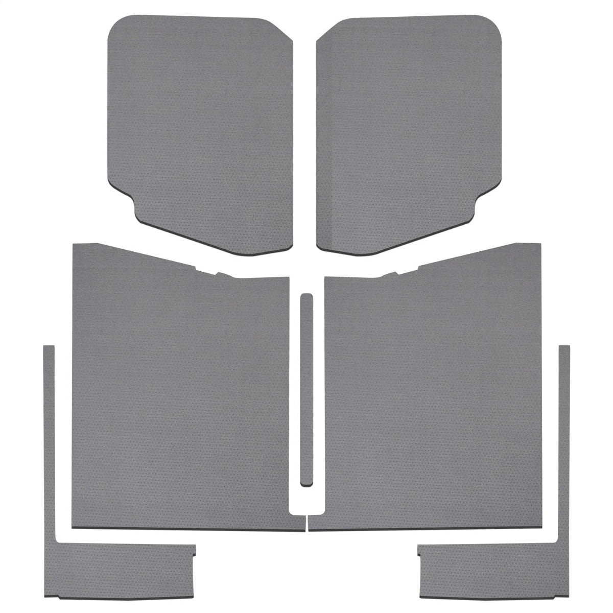 Design Engineering, Inc. 50186 Jeep? Gladiator Leather Look Headliner Complete Kit, Gray (7-pc)