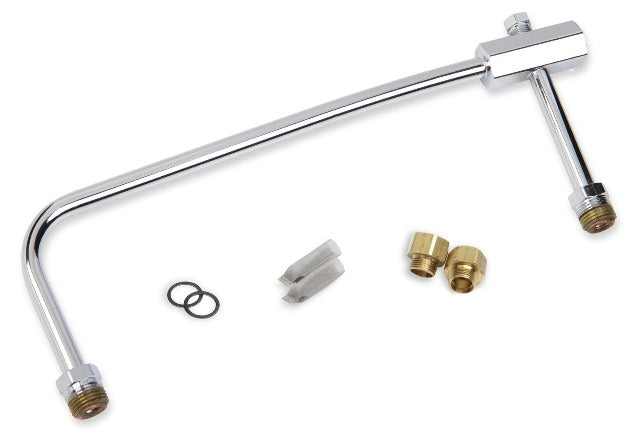 Demon Carburetion 140057 CHROME FUEL LINE (DEMON)
