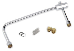 Demon Carburetion 140057 CHROME FUEL LINE (DEMON)