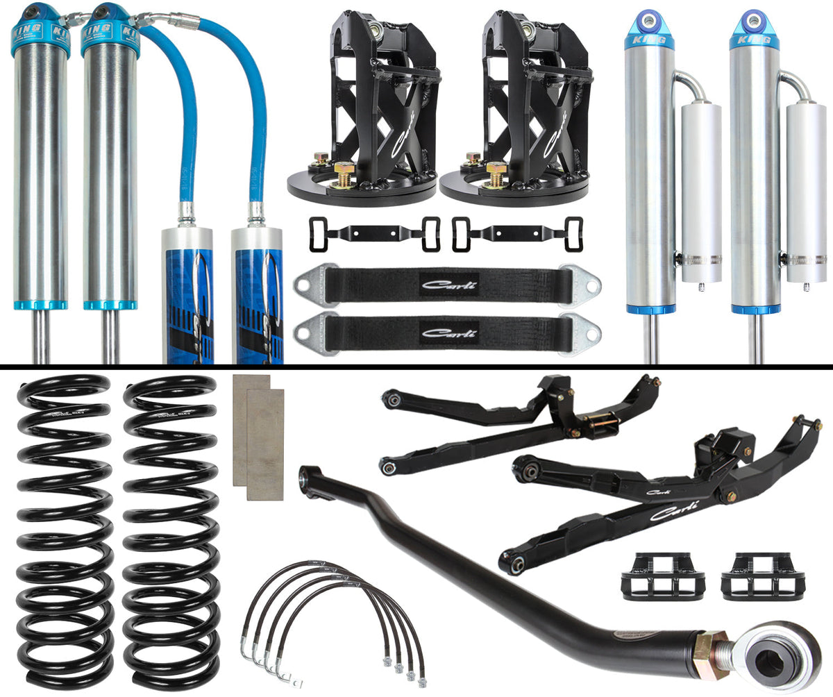 Carli Suspension CS-DD30-12-D-LA 3.0 inch Lift Dominator Long Arm System