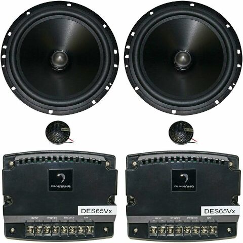 Diamond Audio 6.5" DES Series 2-Way Convertible Component System DES65V