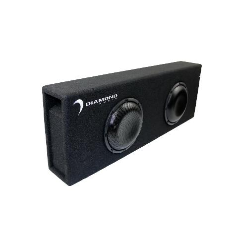 Diamond Audio DES Series Dual 10" Slot Vented Passive Subwoofer Enclosure DESMB10D