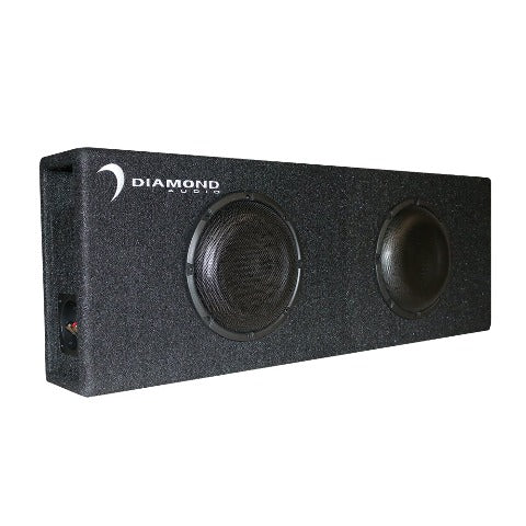 Diamond Audio DES Series Dual 8" Slot Vented Passive Subwoofer Enclosure DESMB8D