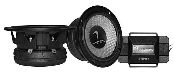 Diamond Audio 3.5" DMD Series 2-Way Coaxial Speakers DMD35