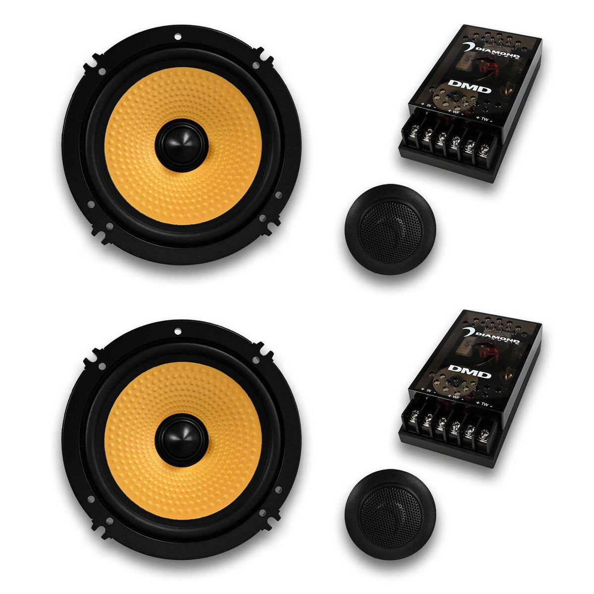 Diamond Audio 6.5" DMDX Series 2-Way Component Set DMDX65C