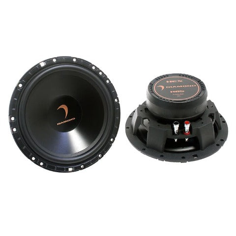 Diamond Audio 6.5" HEX Series Coaxial Speakers H65S