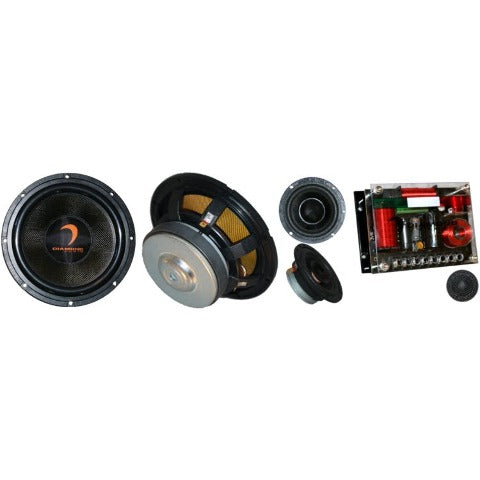 Diamond Audio 6.5" HEX Series 3-Way Component Speakers HX653DI