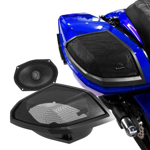 Diamond Audio 2024+ Harley-Davidson Lid Kit with 6"x9" 2-Way Coaxial NEO Speakers MS694NEOLK24