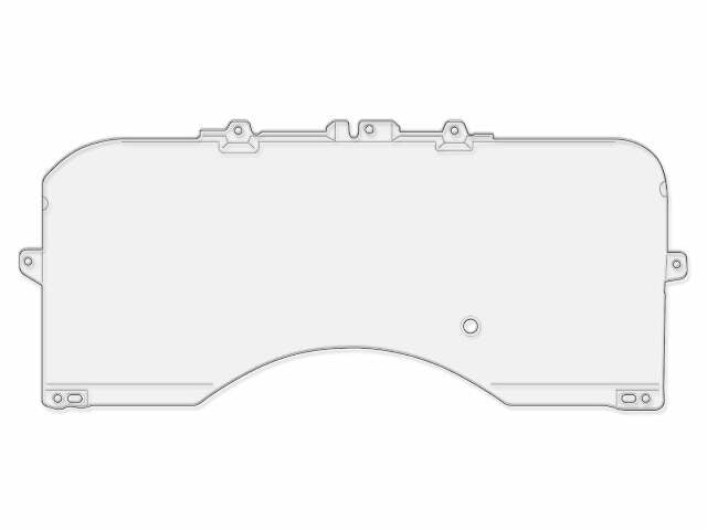 Drake Muscle Instrument Panel Lens E7ZZ-10887-A