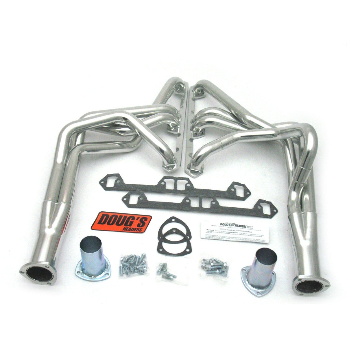 Doug's Headers D103 1 3/4 4-Tube Full Length Header Metallic Ceramic Coating