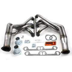 Doug's Headers D104-R 1 7/8 4-Tube Full Length Header Raw Steel