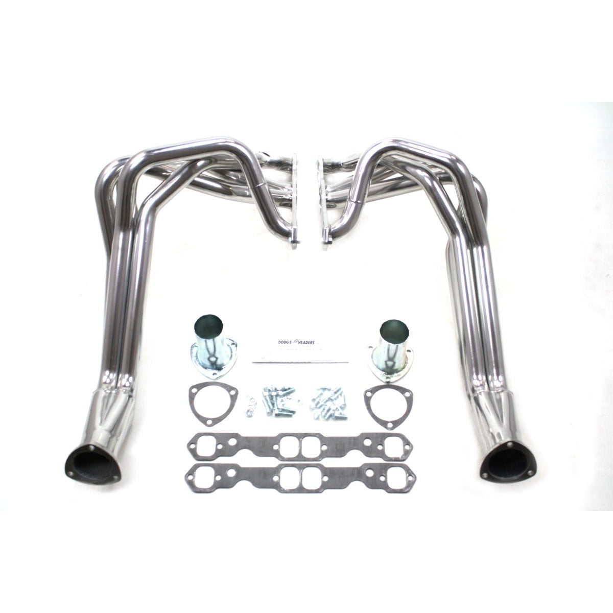 Doug's Headers D127 1 5/8 4-Tube Full Length Header Metallic Ceramic Coating