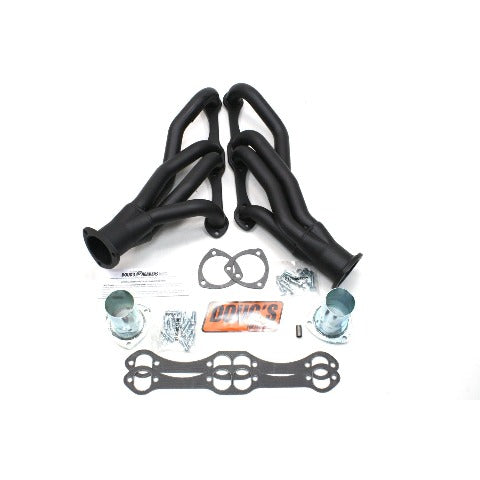 Doug's Headers D304-B 1 5/8 4-Tube Shorty Header Hi-Temp Black Coating