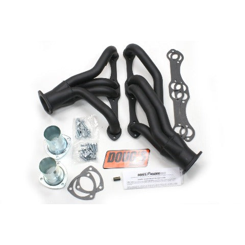 Doug's Headers D305-B 1 5/8 4-Tube Shorty Header Hi-Temp Black Coating