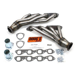Doug's Headers D306-R 1 3/4 4-Tube Shorty Header Raw Steel