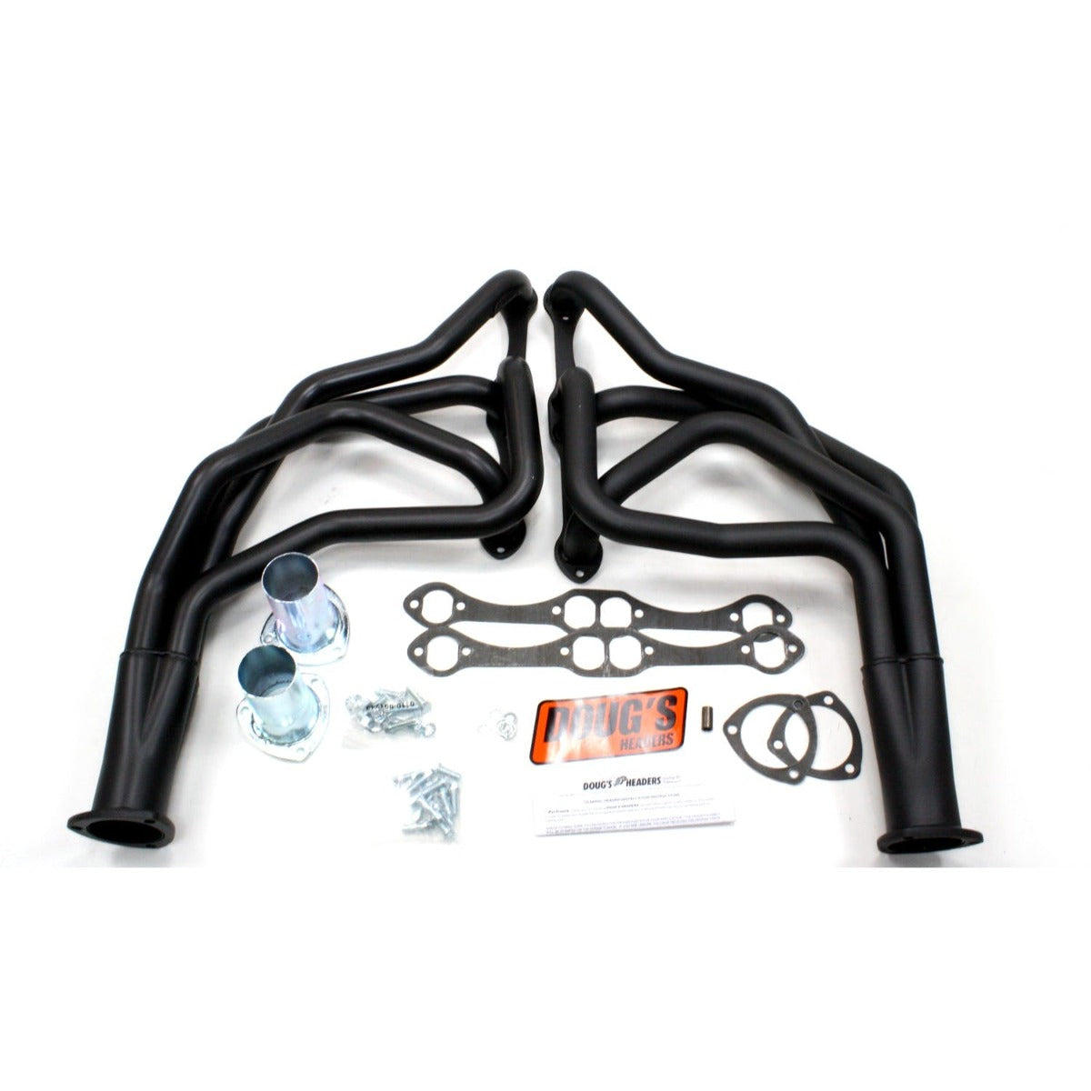 Doug's Headers D310-B 1 5/8 4-Tube Full Length Header Hi-Temp Black Coating
