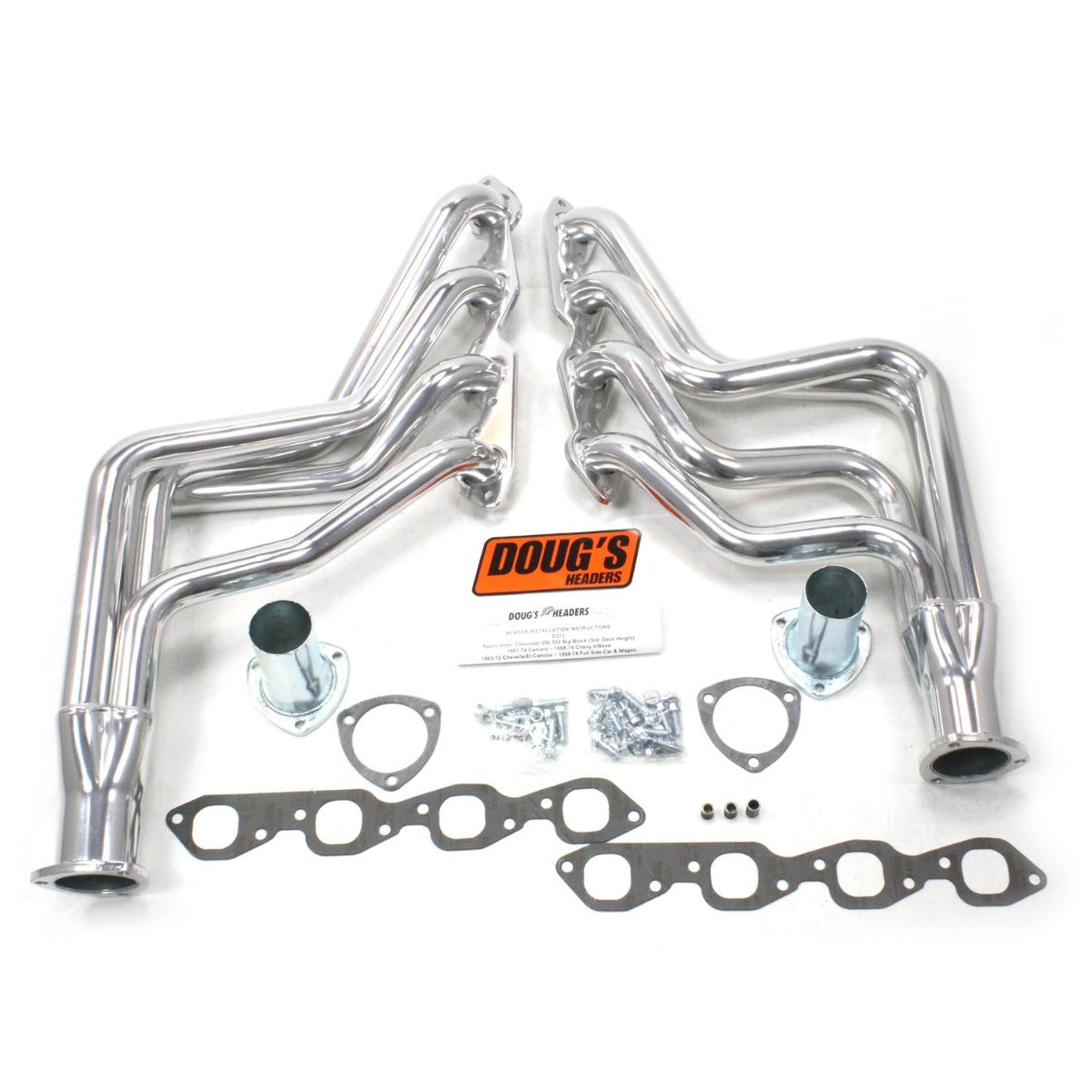 Doug's Headers D313 1 3/4 4-Tube Full Length Header Metallic Ceramic Coating