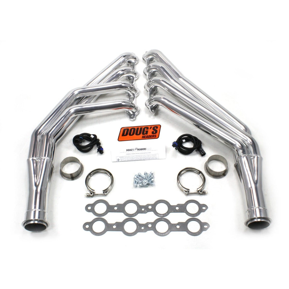 Doug's Headers D314 1 7/8 4-Tube Full Length Header Metallic Ceramic Coating