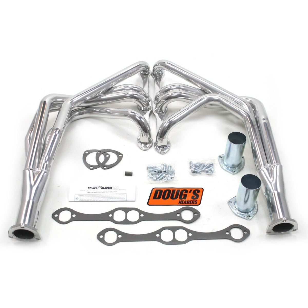 Doug's Headers D315 1 5/8 4-Tube Full length Header Metallic Ceramic Coating