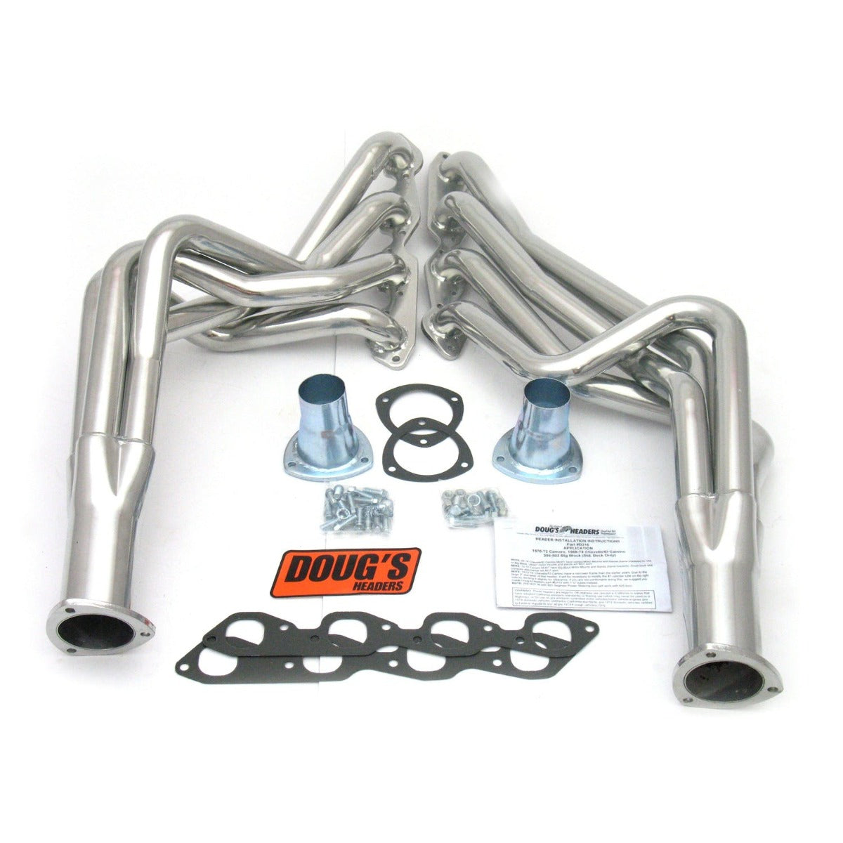Doug's Headers D316 1 7/8 4-Tube Full Length Header Metallic Ceramic Coating