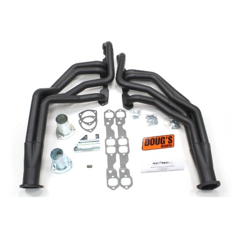 Doug's Headers D317-B 1 3/4 4-Tube Full Length Header Hi-Temp Black Coating