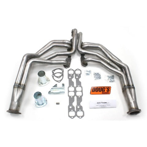 Doug's Headers D317-R 1 3/4 4-Tube Full Length Header Raw Steel