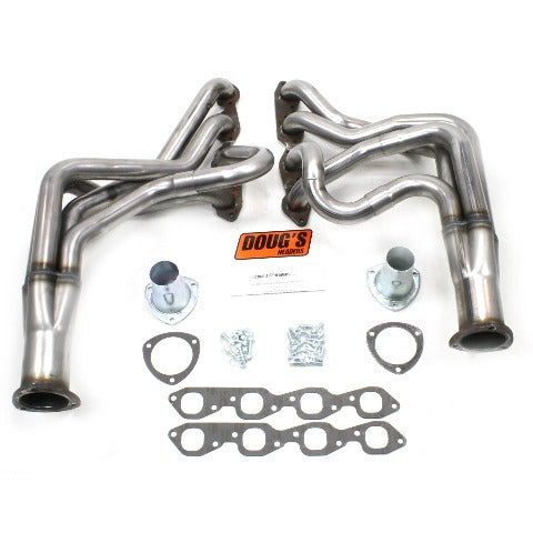 Doug's Headers D318-R 2 4-Tube Full Length Header Raw Steel