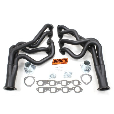 Doug's Headers D320-B 2 4-Tube Full Length Header Hi-Temp Black Coating