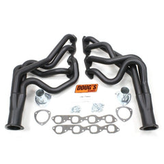 Doug's Headers D320-B 2 4-Tube Full Length Header Hi-Temp Black Coating